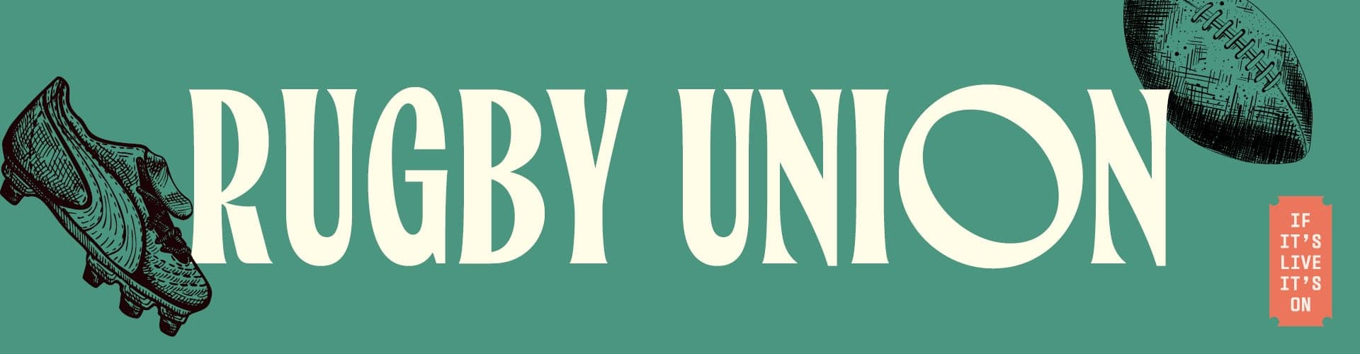 Watch Rugby Union live in your local area