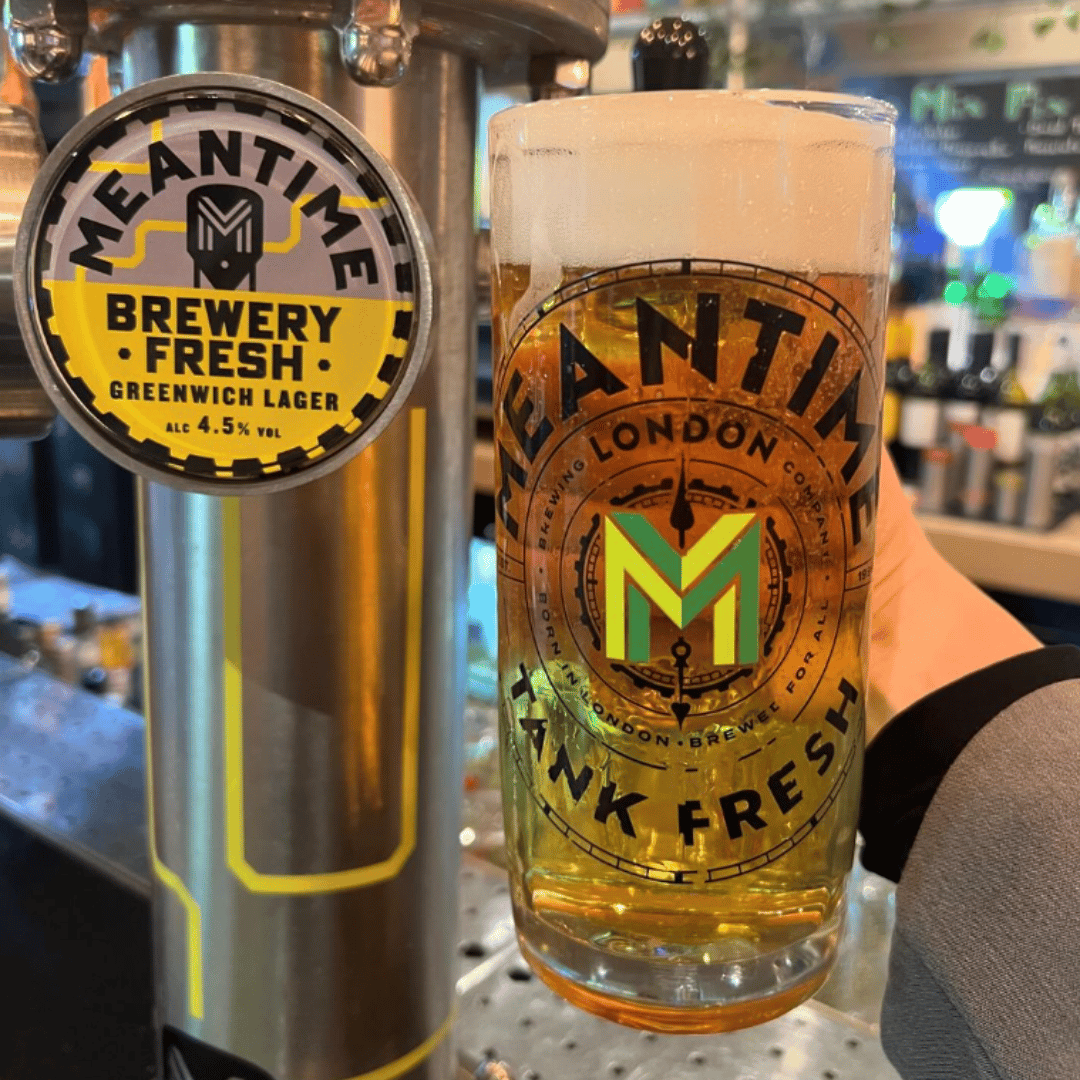 Pint of Meantime Lager