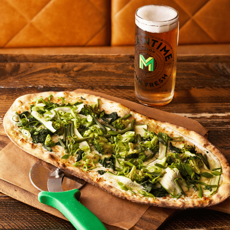 Green Goddess Pizza