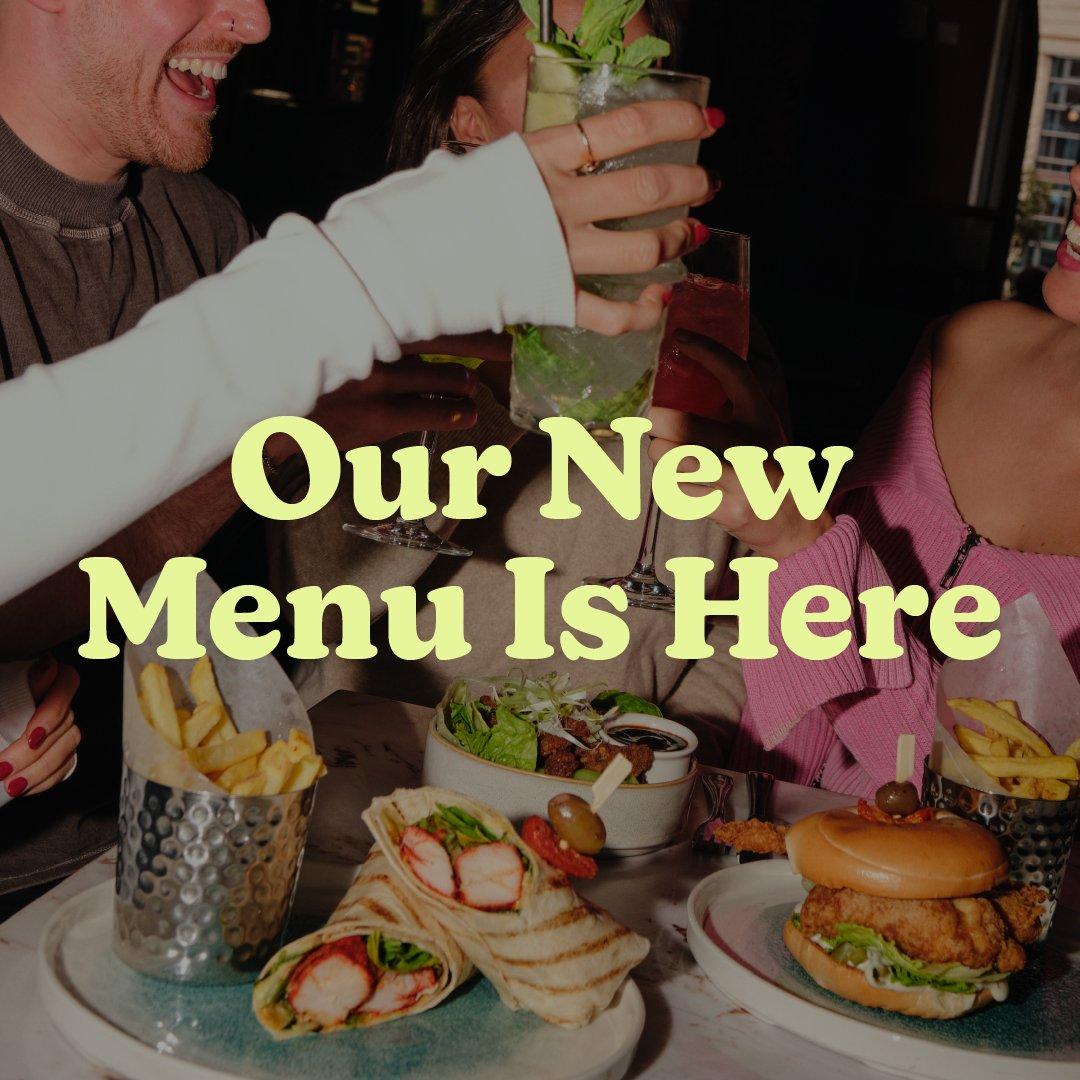 New menus are here!