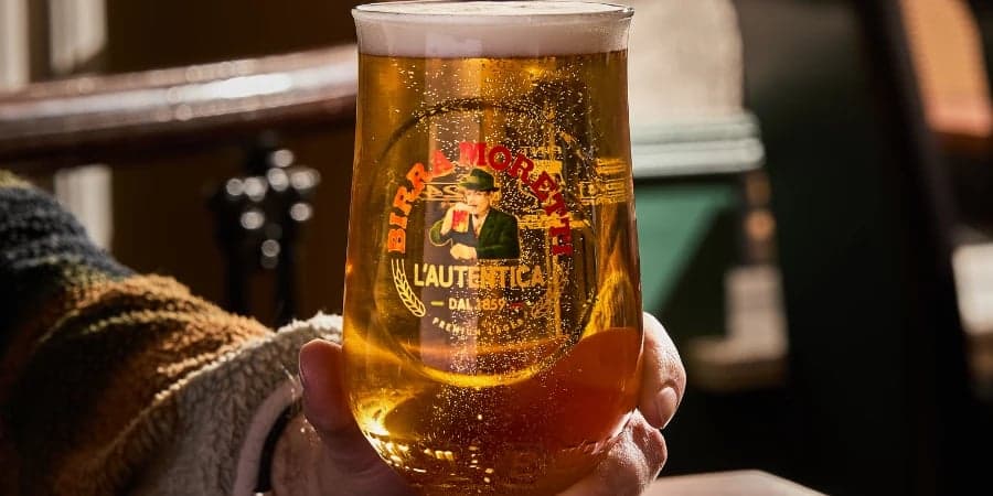 PINT OF BIRRA MORETTI