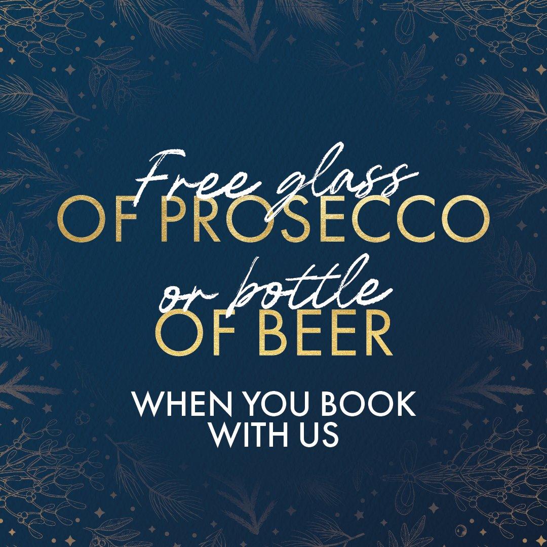 Free Drink when you Pre-book for Christmas