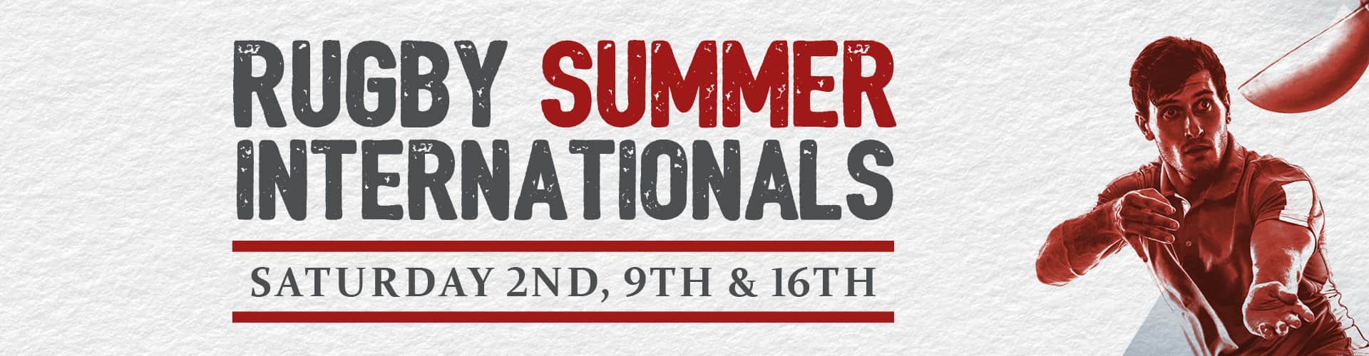 Watch Rugby Summer Internationals live in your local area at Pubsmiths pub