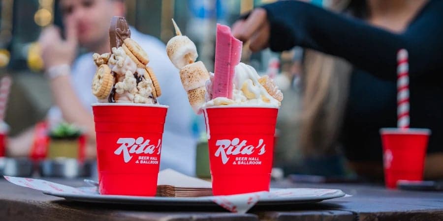 Boozy Sundaes at Rita's
