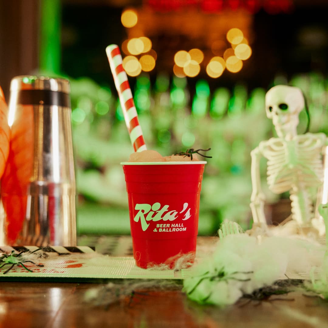 Halloween drinks at Rita's