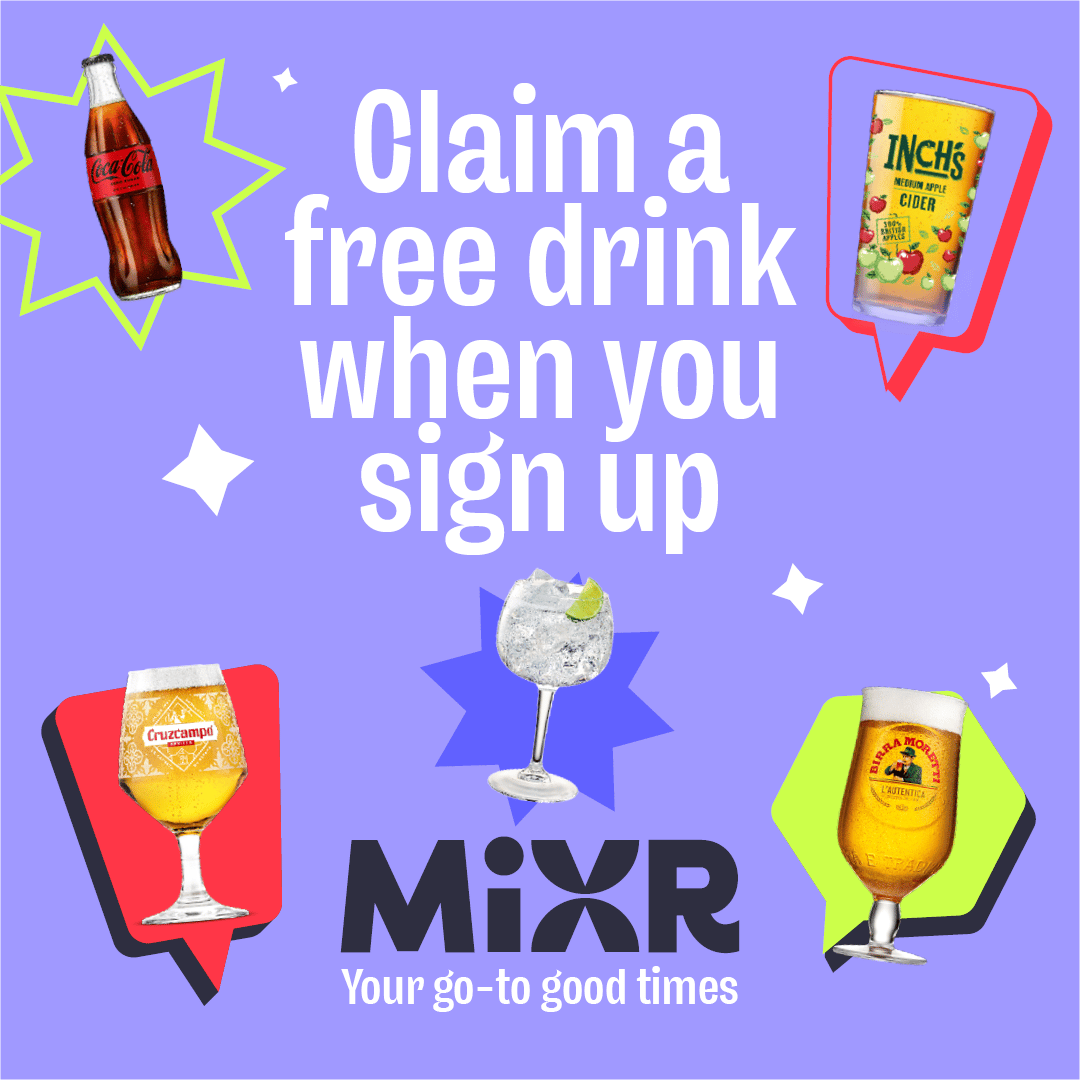 Get a free drink when you download MiXR