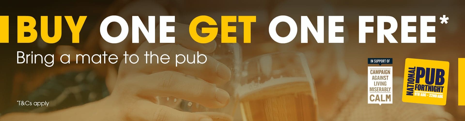 National Pub Fortnight free drink at Great Local Pubs in your local area