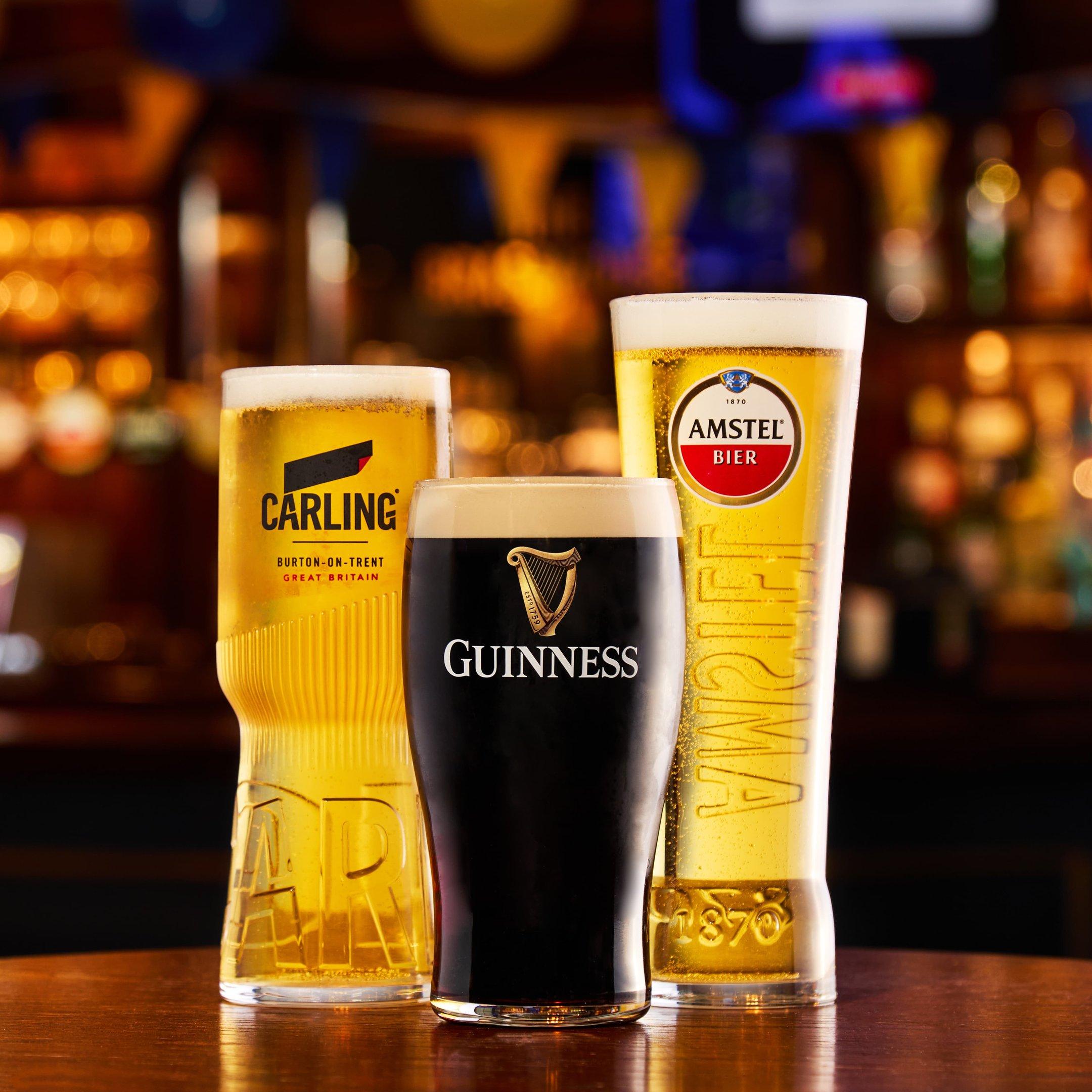 Pint selection at Great Local Pubs