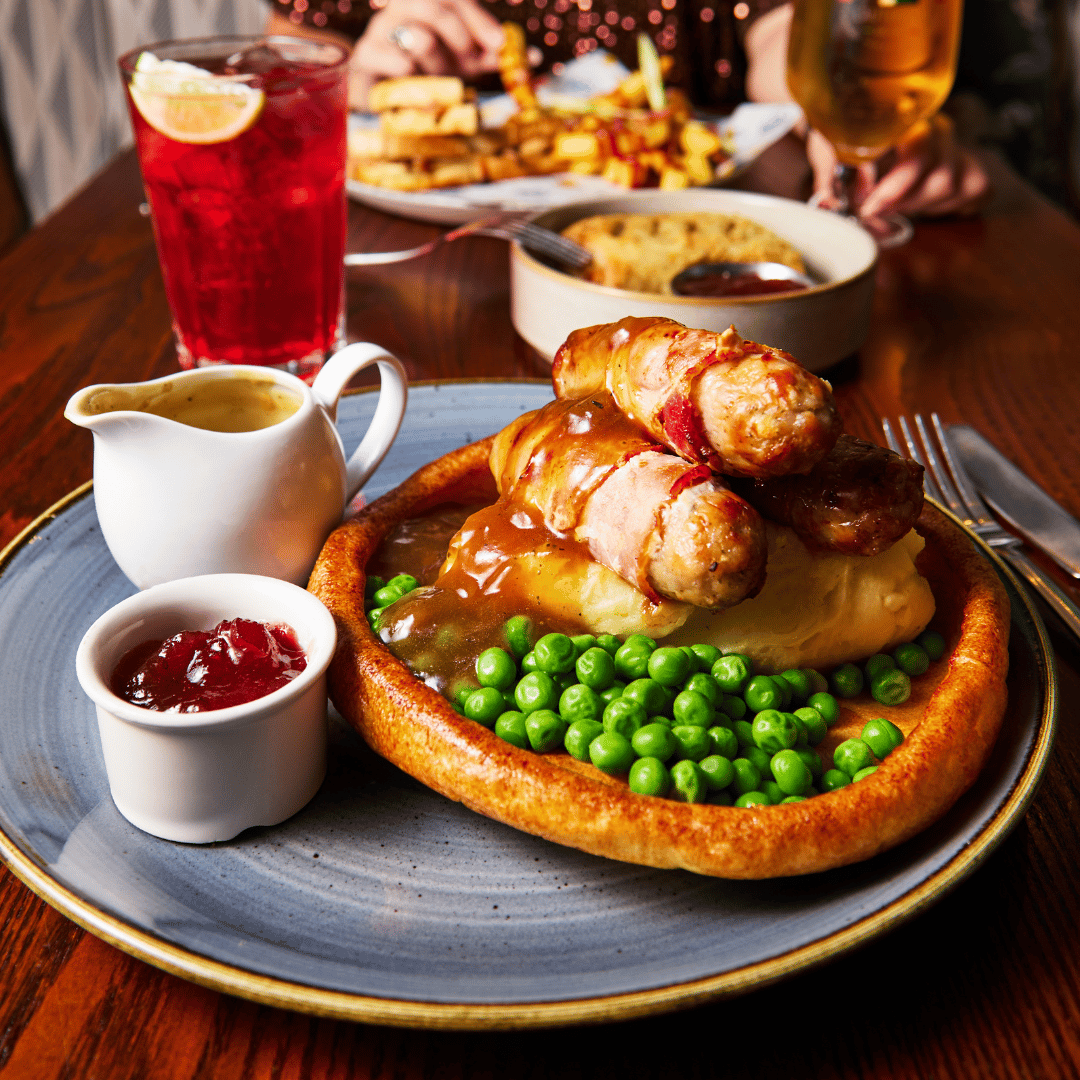 Christmas burger at Great Local Pubs