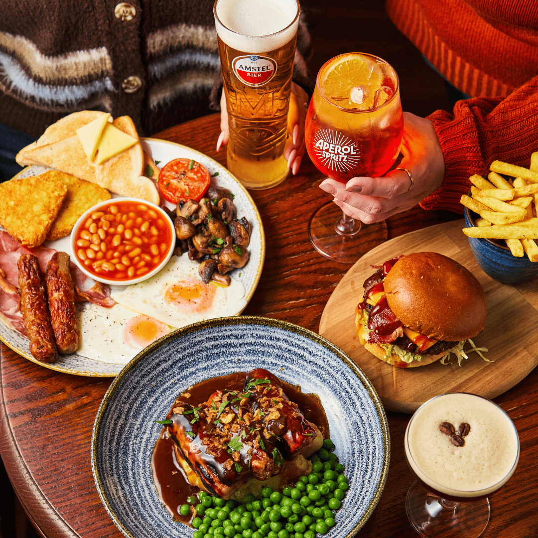 Bottomless brunch dishes at your local pub