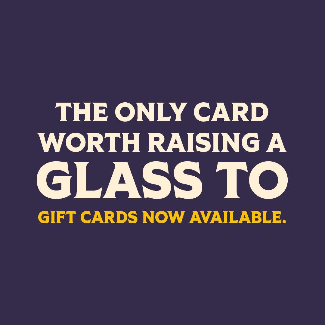 Gift Card occasions at the pub