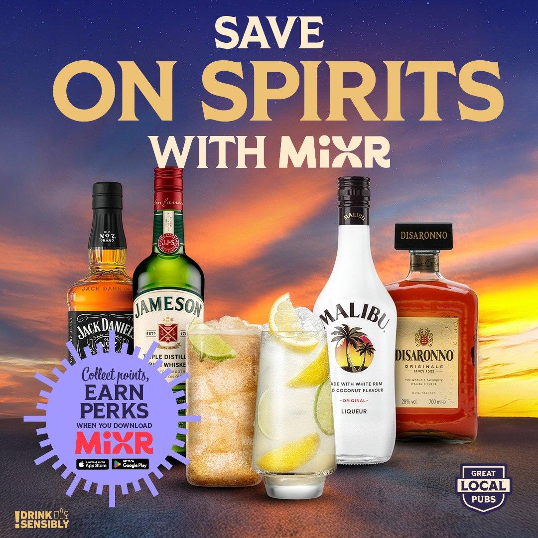 Spirit & Mixer offer starting from £3
