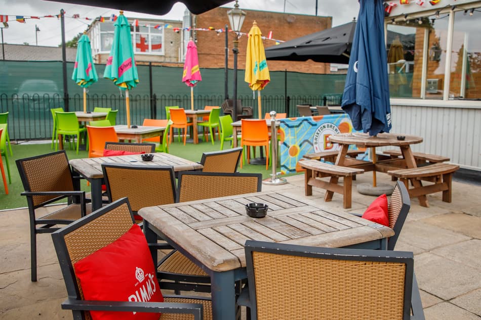 Bull Hotel Beer Garden
