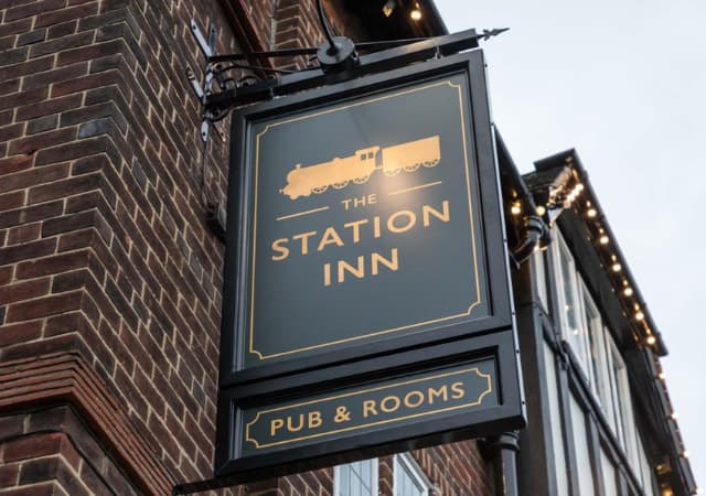 Station Inn Whitby Sign