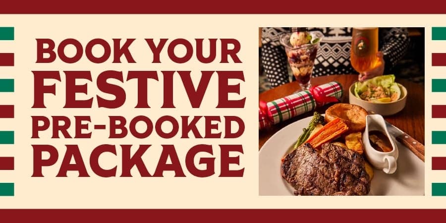 festive food at the pub