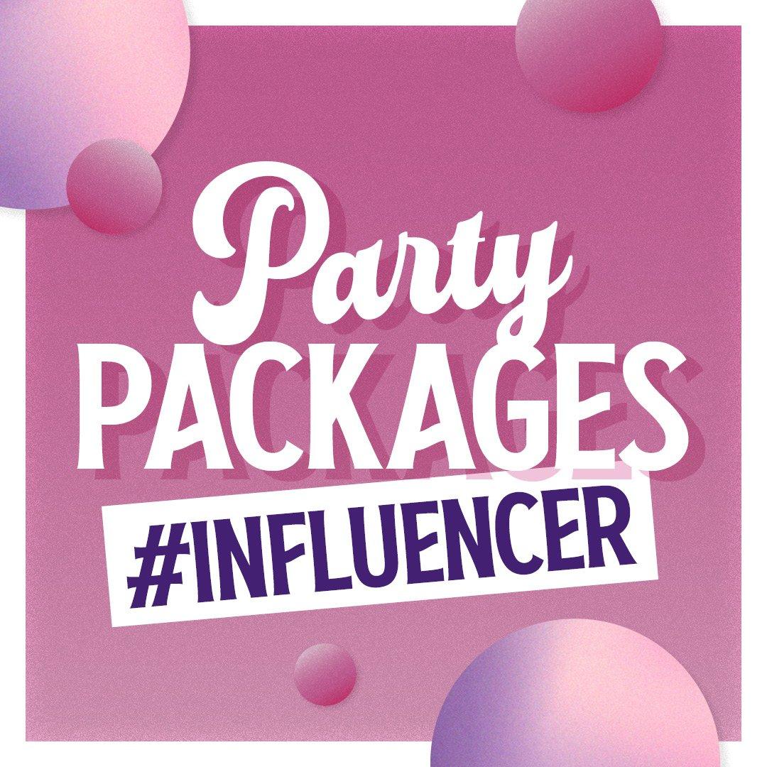 #Influencer Drinks Package