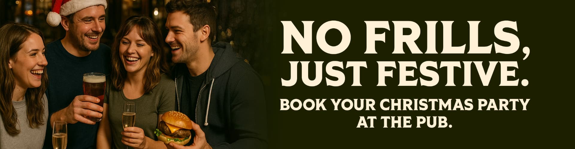 Book your Christmas party at Great Local Pubs