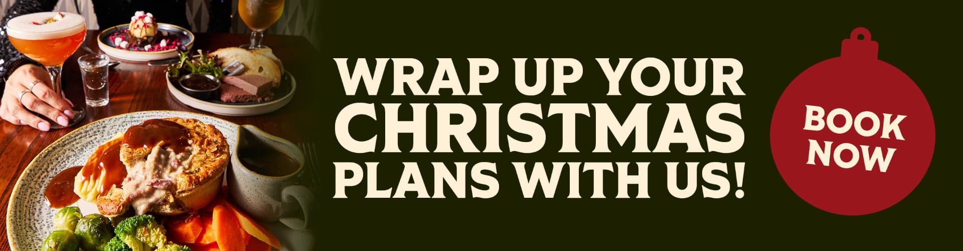 Book Christmas Dinner at Great Local Pubs