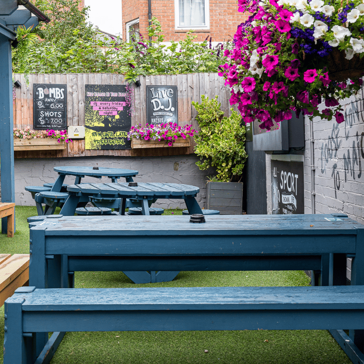 Beer garden in your local area