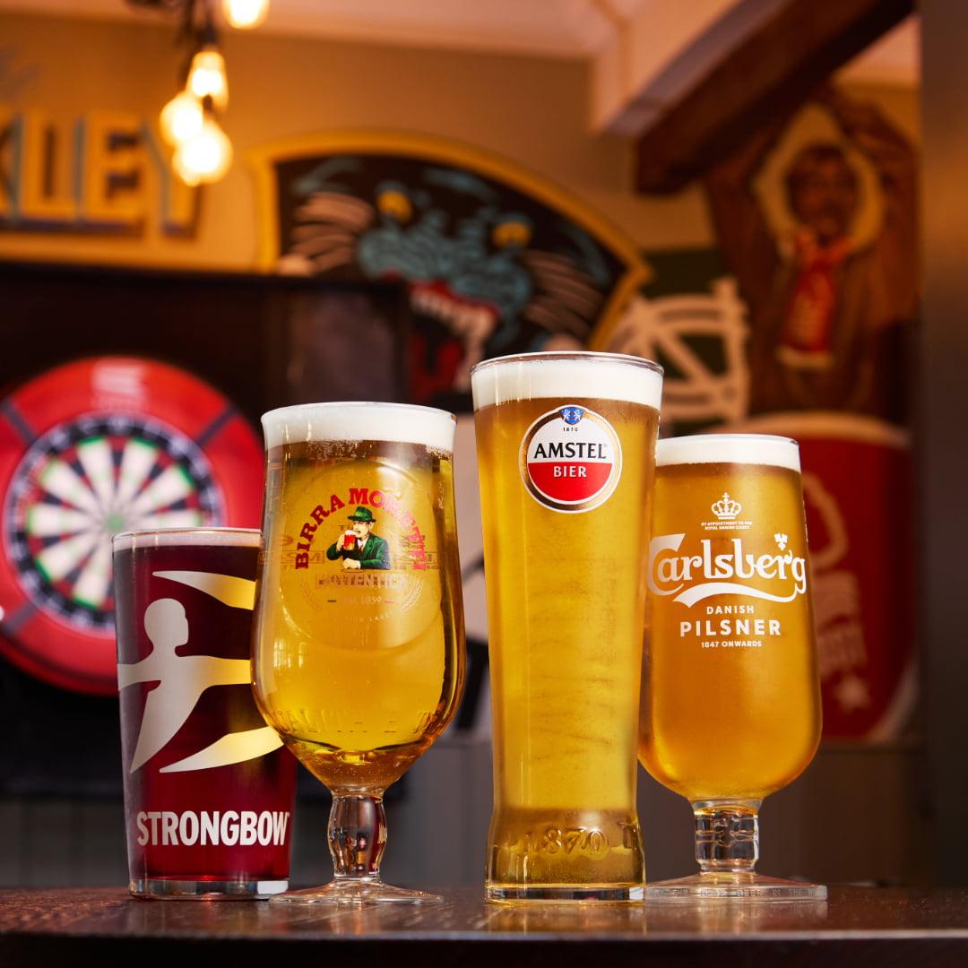 Drinks line up at Great Local Pubs