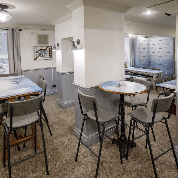hight tables and seating