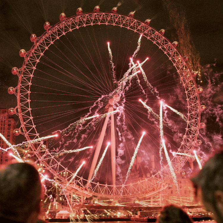 New Year's Eve Firework Celebrations from Tattershall Castle
