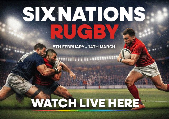 Six Nations rugby live at Comptons