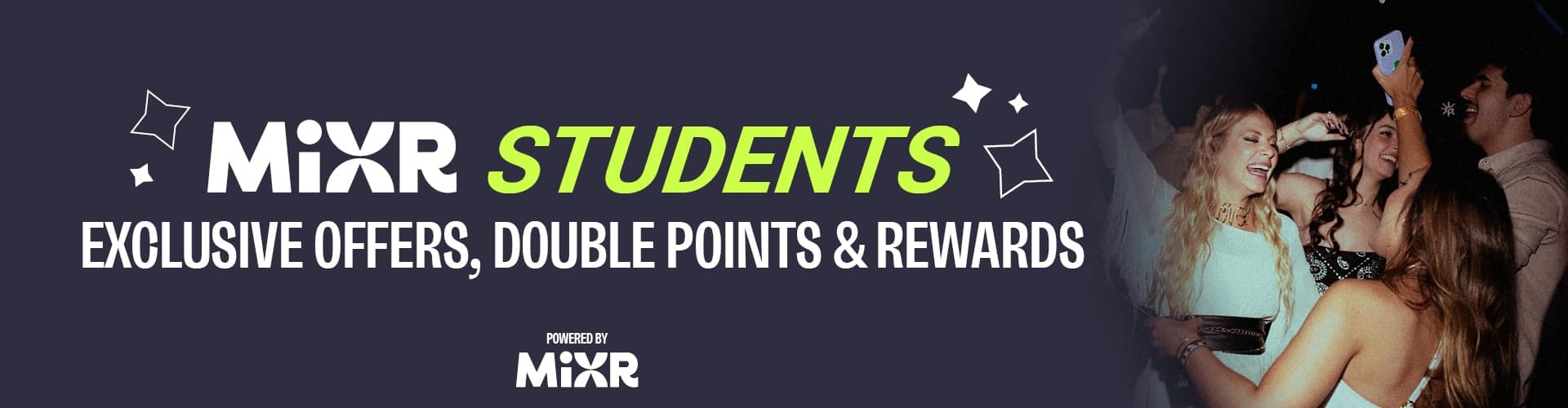 Sign up for amazing student offers at Rosies Clubs
