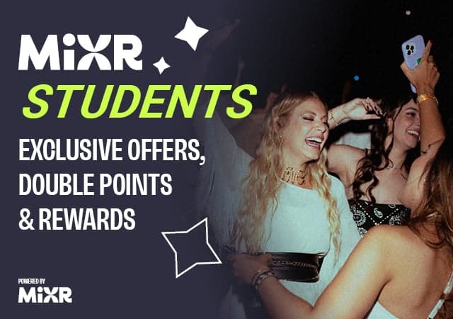 Sign up for amazing student offers at Rosies Clubs