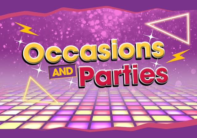 Occasions and Parties at Flares