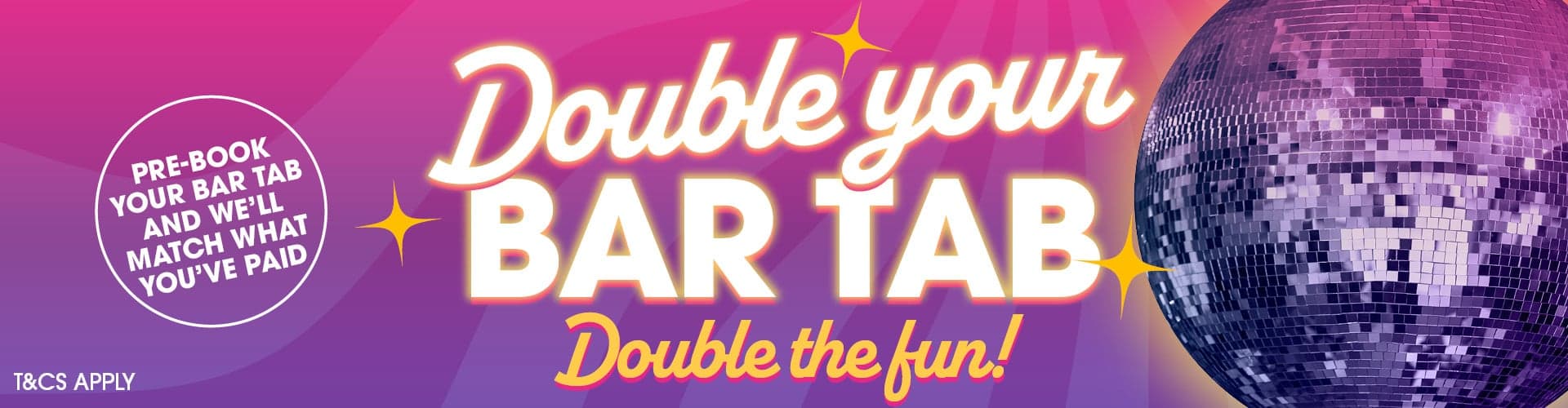 Double Your Bar Tab with Retro Bars