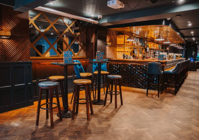Bar area at Be At One