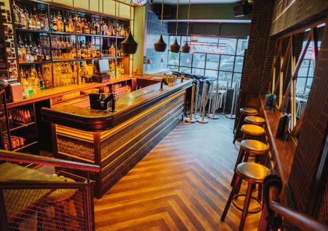 Bar area at Be At One