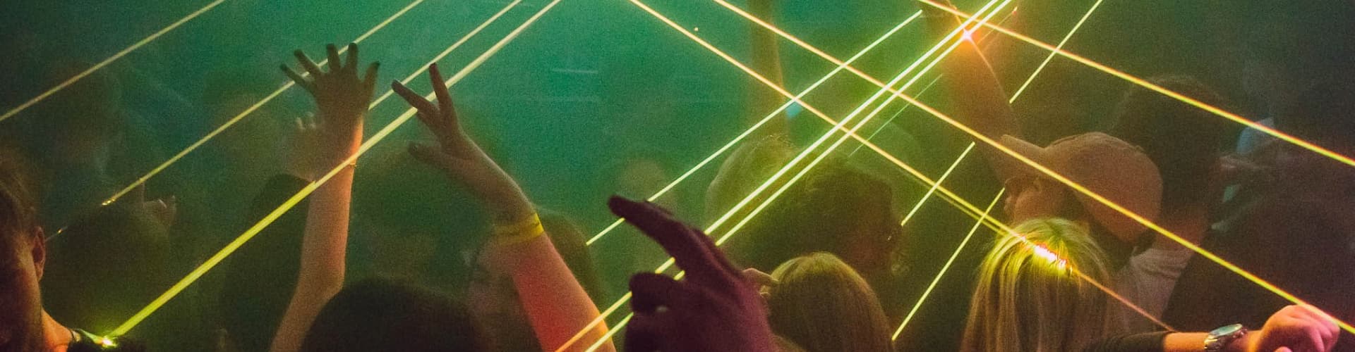 Dancefloor lights at Core Bar