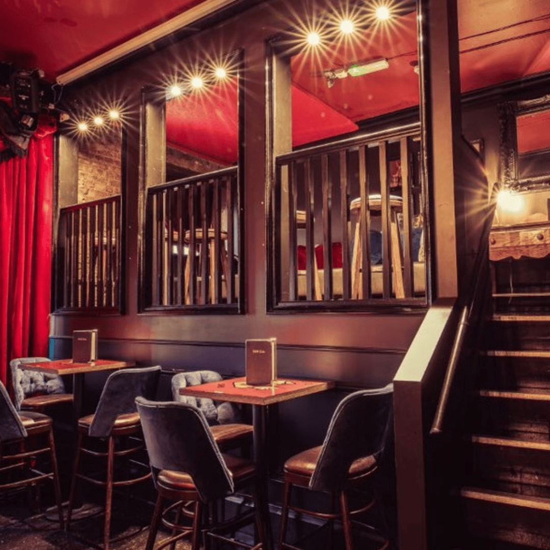 Bar Soho Wooden Seating Area