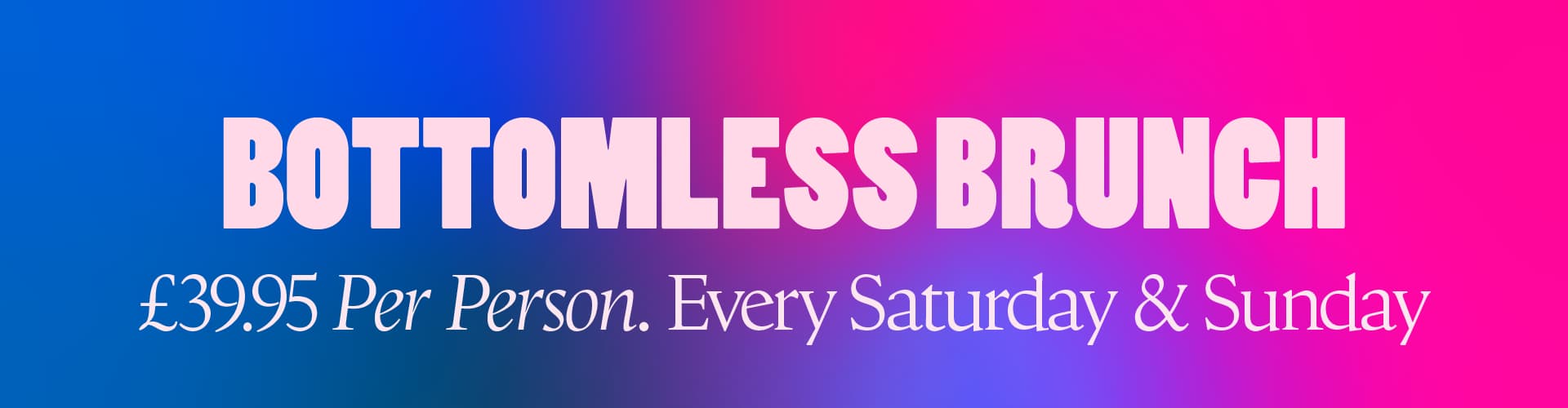 Bottomless Brunch at Bar Soho