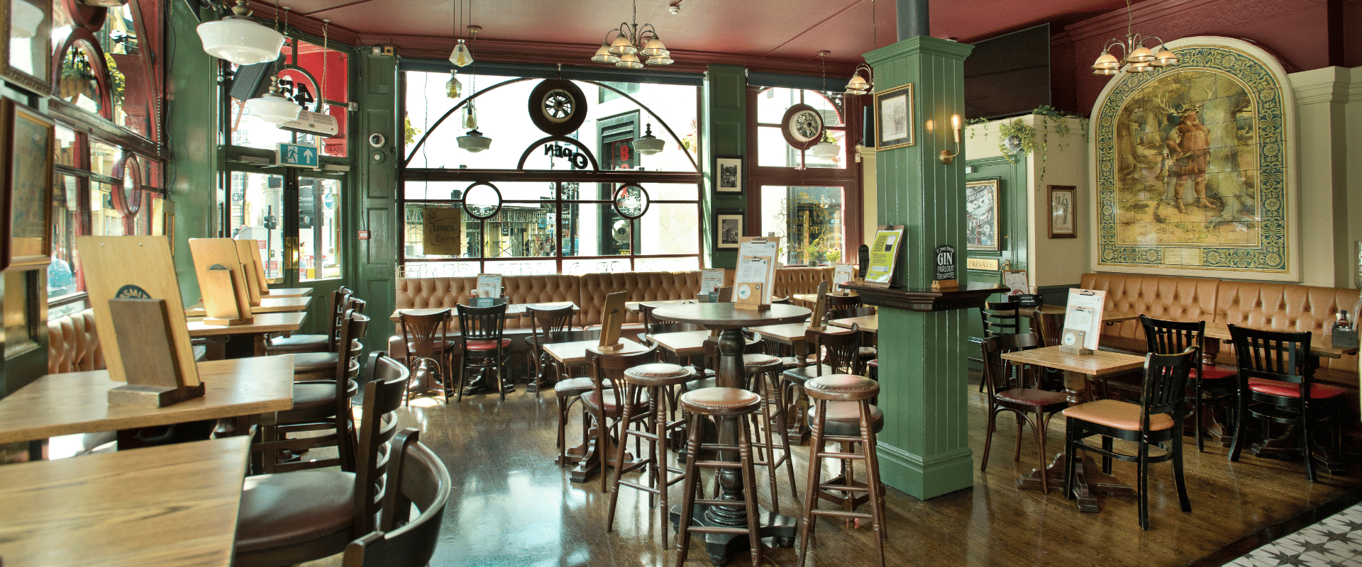 Interior of St James Tavern