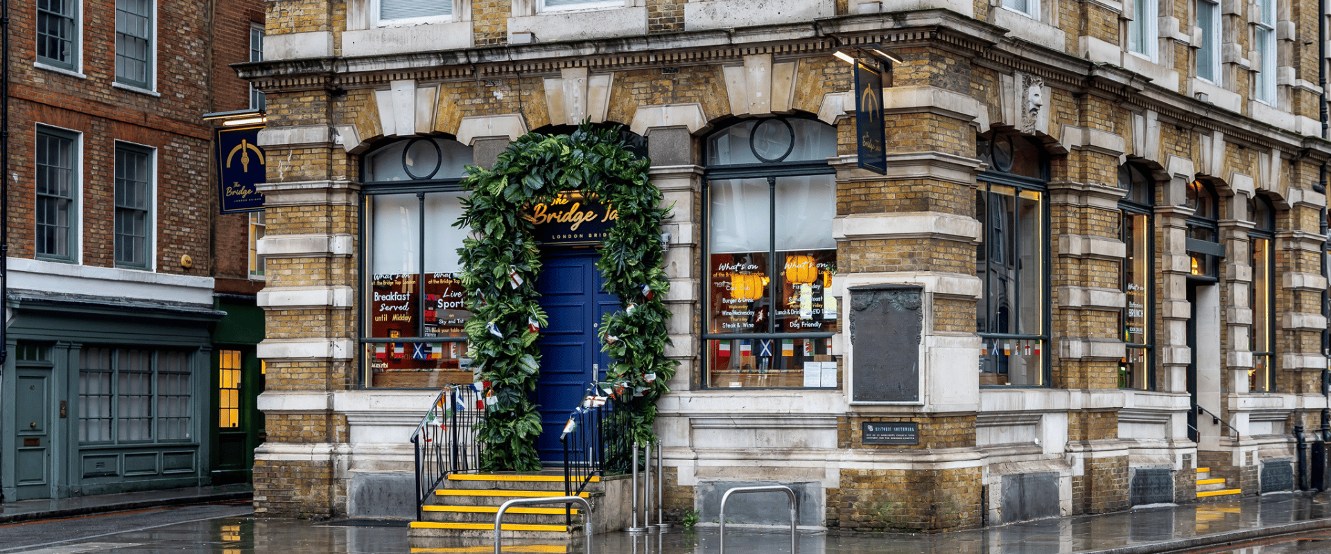 Exterior of Bridge Tap London