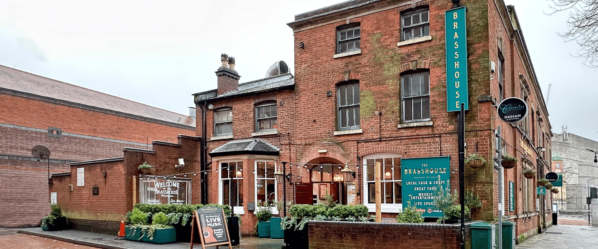 Exterior of Brasshouse Birmingham