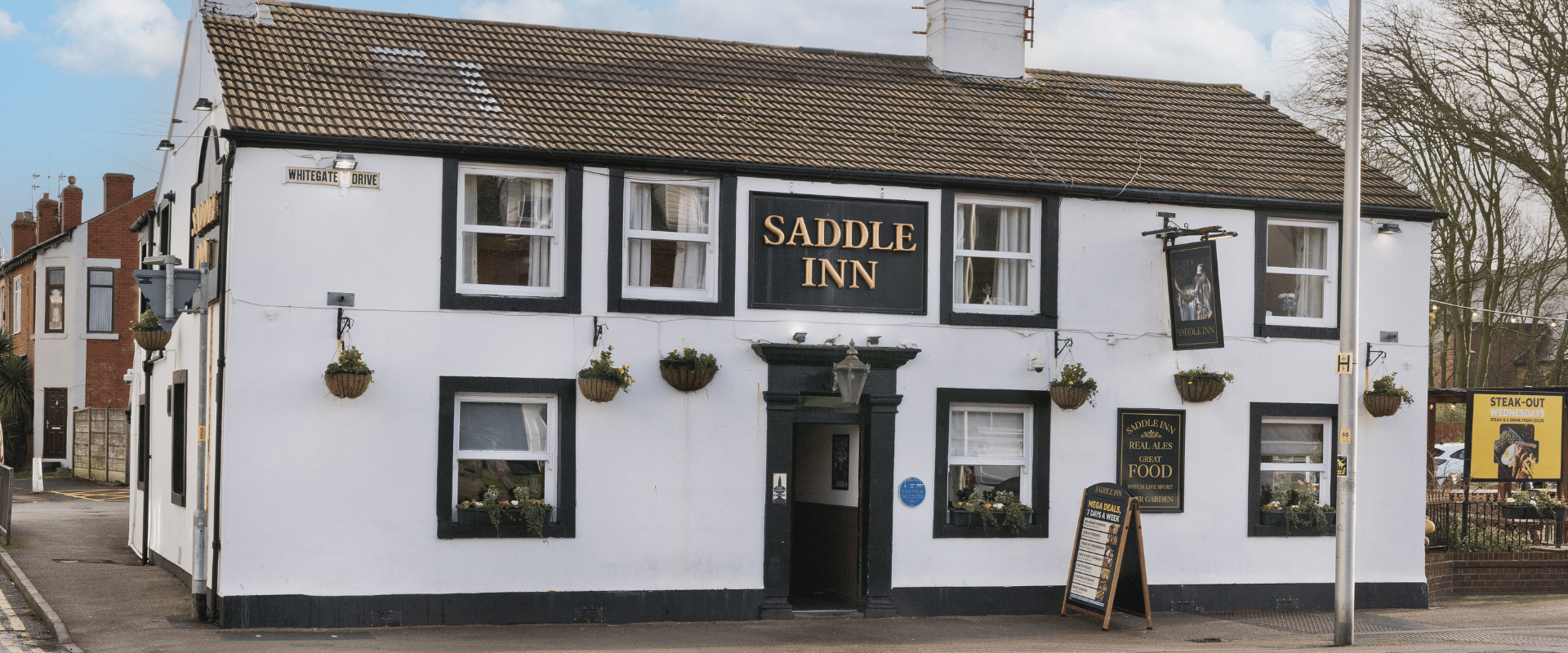 Exterior of Saddle Inn Blackpool