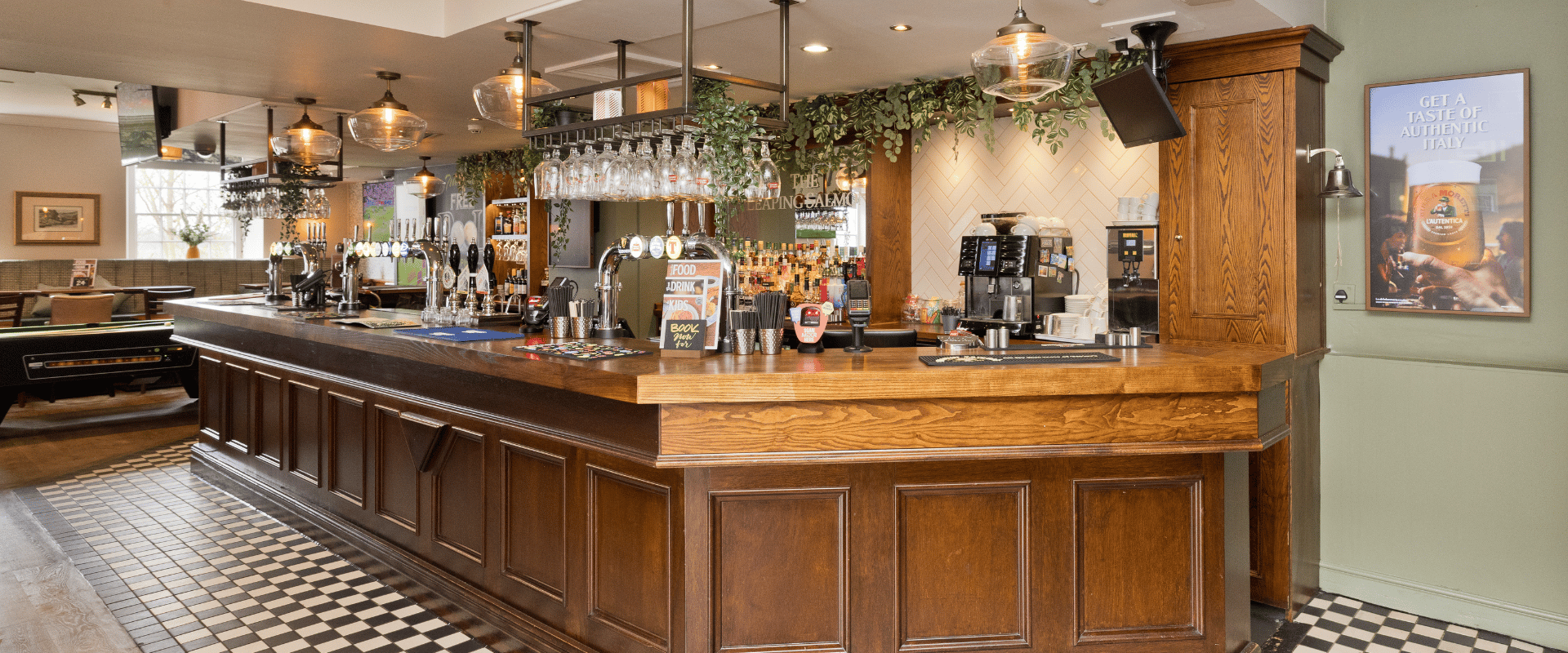 Interior of Leaping Salmon Berwick