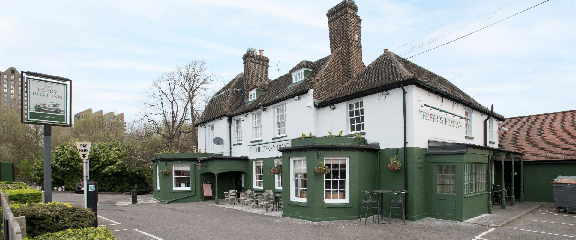 Exterior of Ferry Boat Inn Tottenham