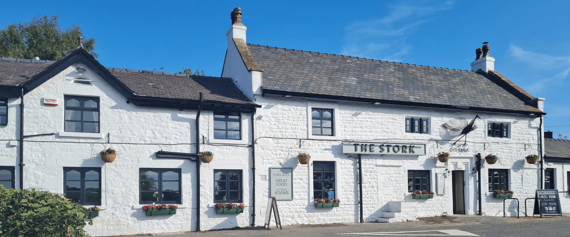 Exterior of Stork Hotel