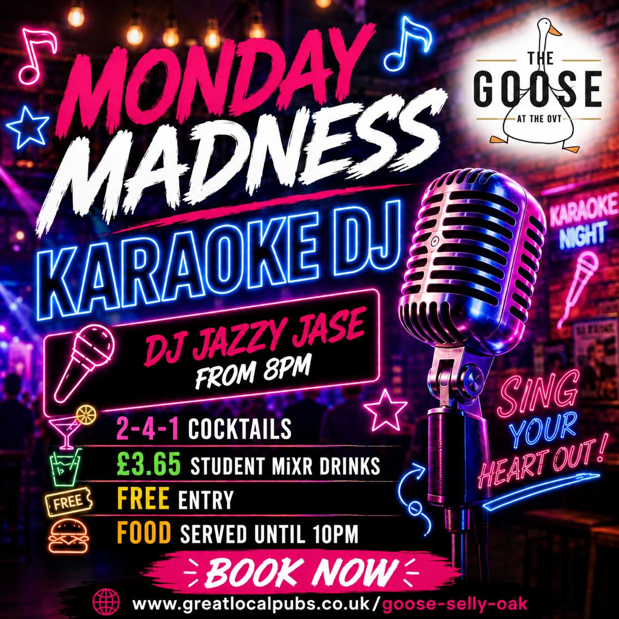 Monday Madness - Karaoke Night
