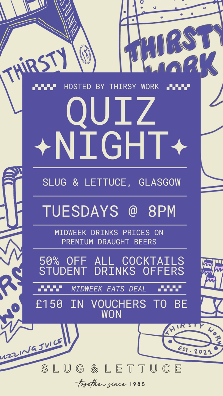 Quiz Night with Thirsty Work