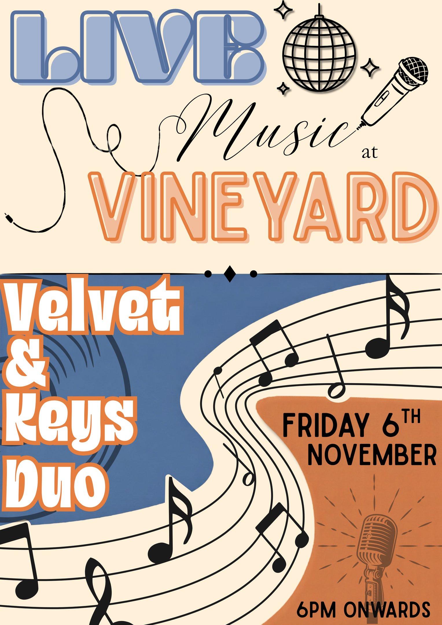 Live Music Fridays - Velvet and Keys 