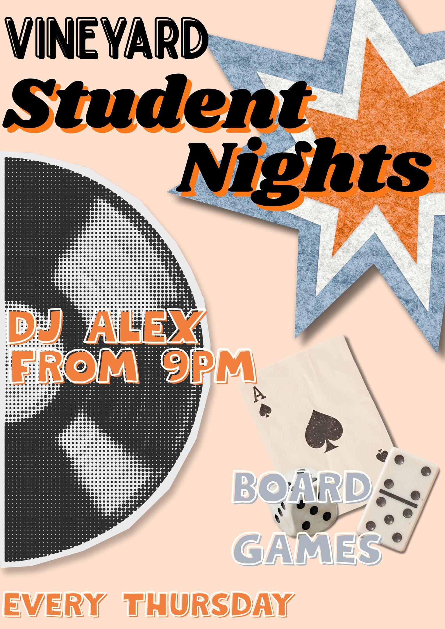 Student Nights with DJ Alex