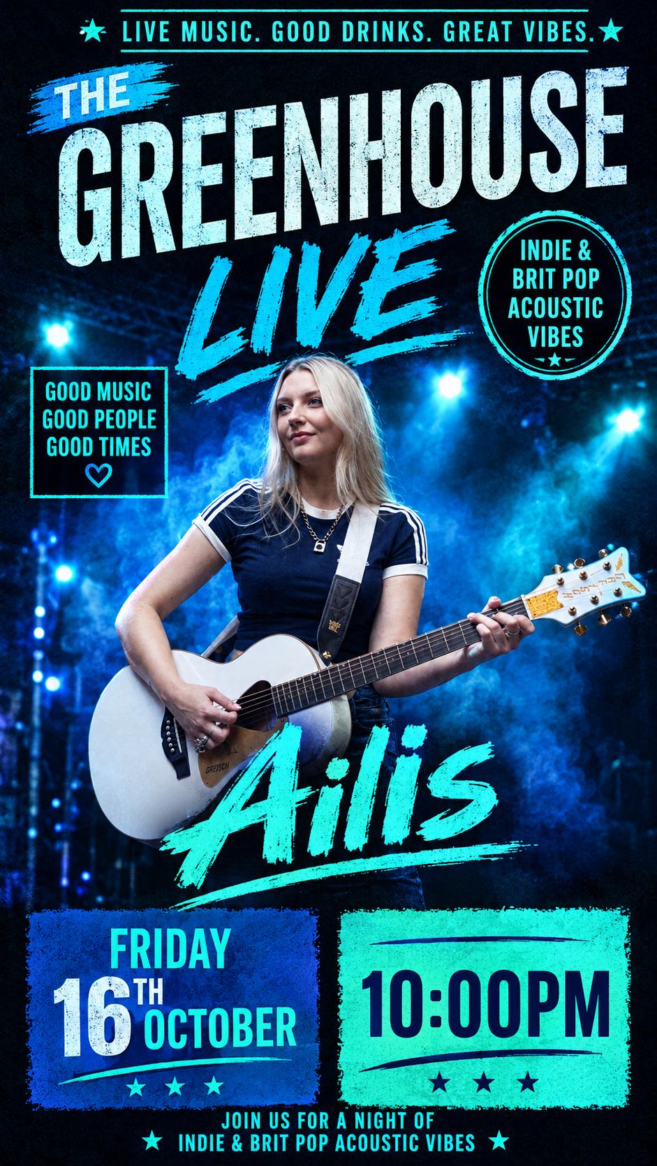 Live Music at The Greenhouse - Ailis