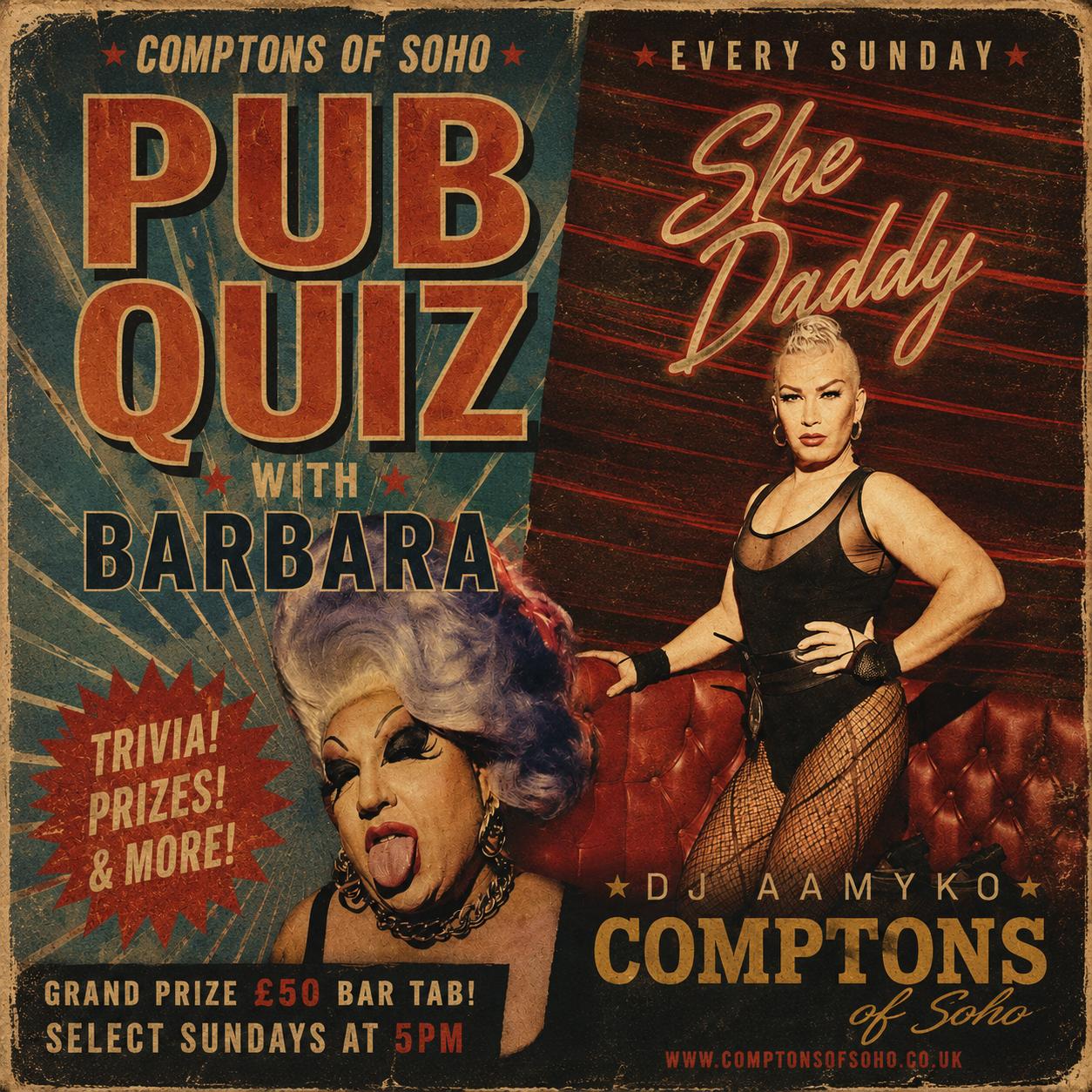Barbaras Big Pub Quiz & She Daddy with Aamyko (Copy)