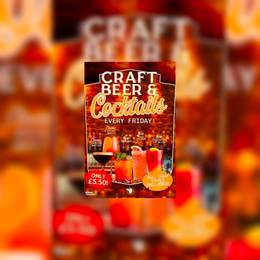 Craft and Cocktails Friday